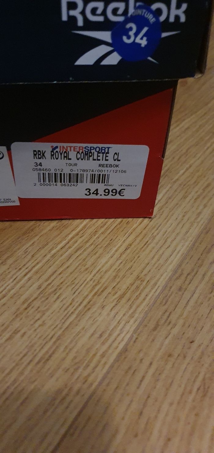 Reebok taille 34 - photo numéro 2
