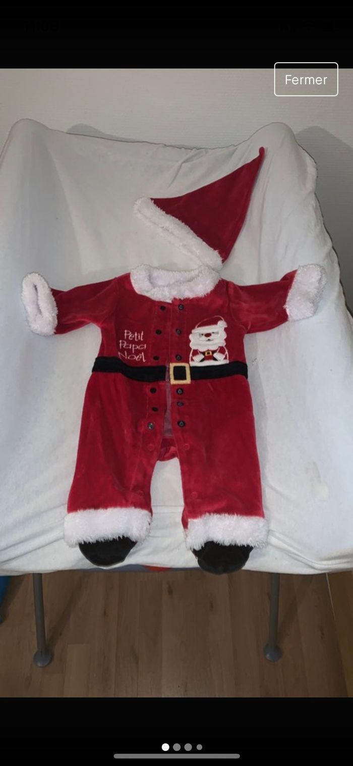 Pyjama papa noël 3mois