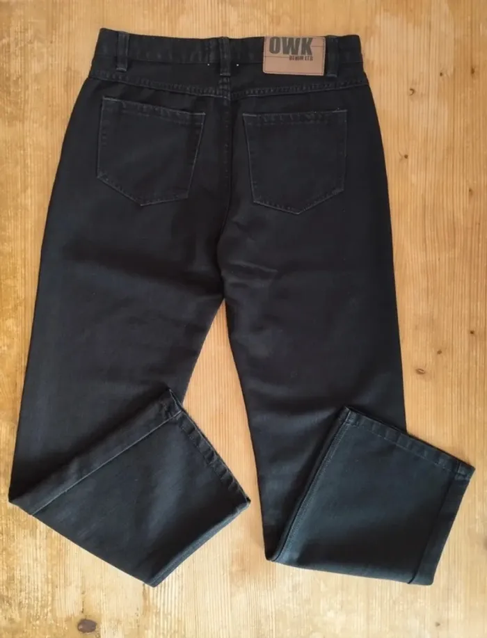 Jean noir droit homme - Look Y2K - taille 38 - OWK Denim LTD Comfort - photo numéro 2