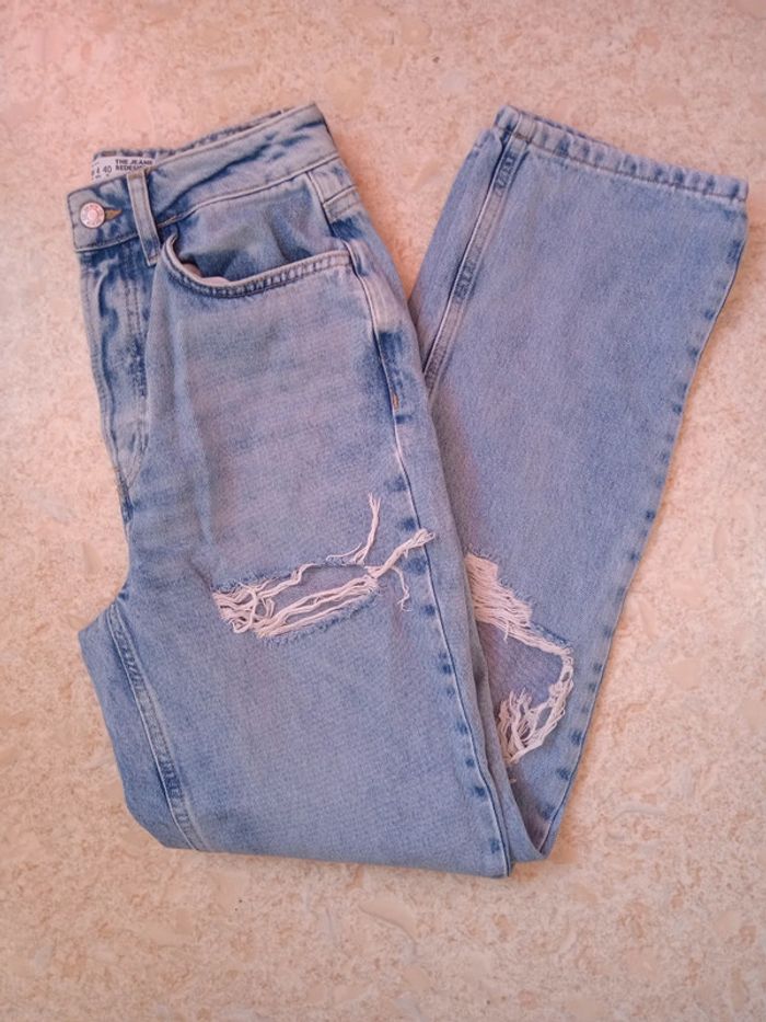 👖Jeans destroy bleu 36 - photo numéro 8