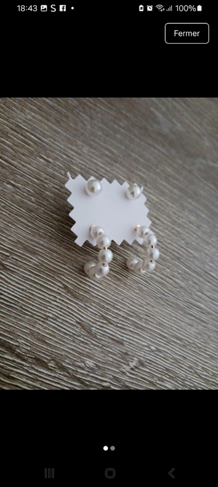 Boucles d'oreilles acier inoxydable