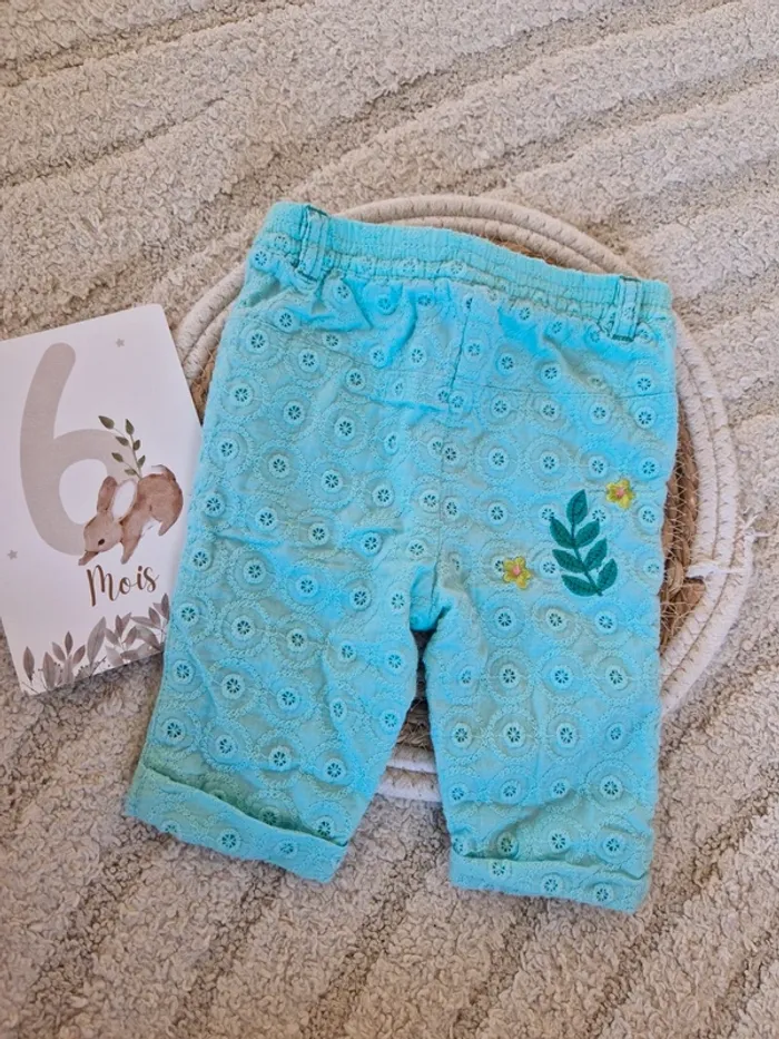 Pantalon bébé fille 6 mois - photo numéro 2