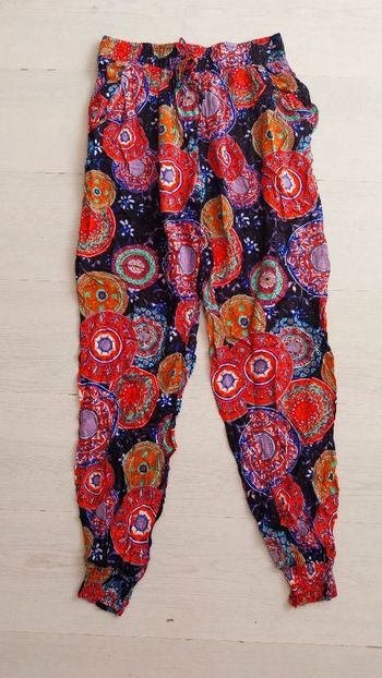 Pantalon multicolore bohème