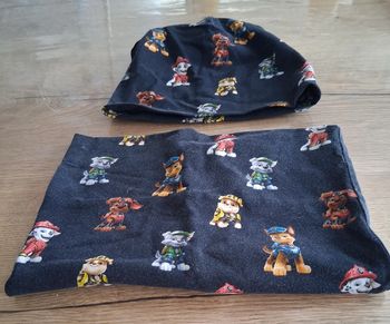 Ensemble bonnet et tour de cou patpatrouille taille 6 ans ille