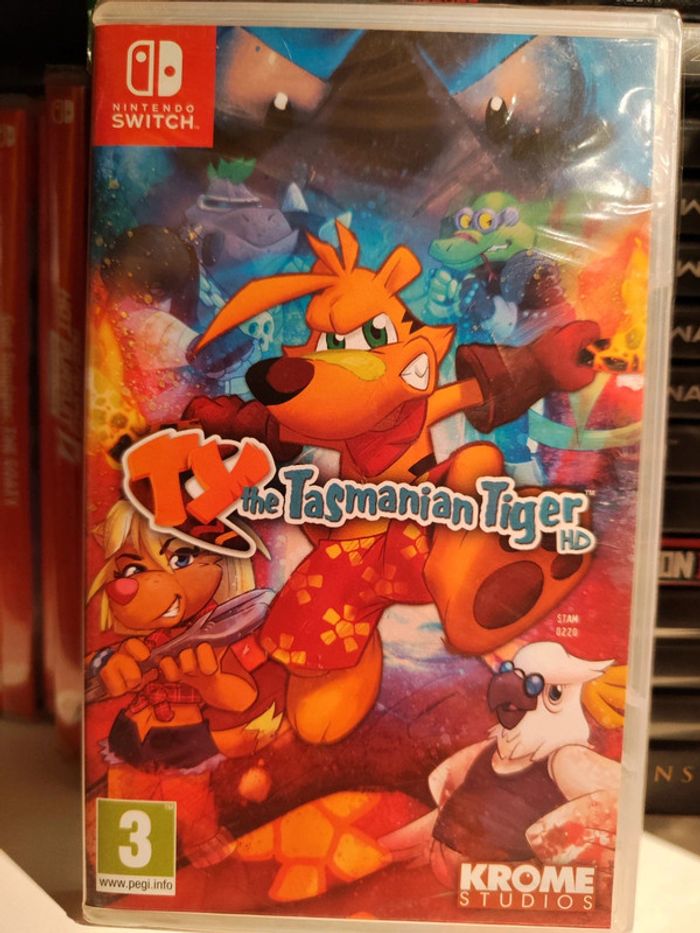 TY The Tasmanian Tiger Nintendo Switch neuf