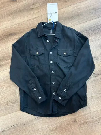 Veste homme veste chemise homme noir taille M 38 neuf Veste en jean