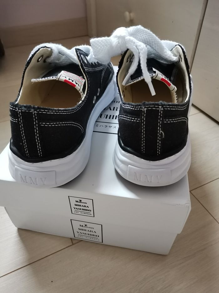 Maison Mihara Yasuhiro Baskets Blanches & Noires – Taille 44 – - photo numéro 4