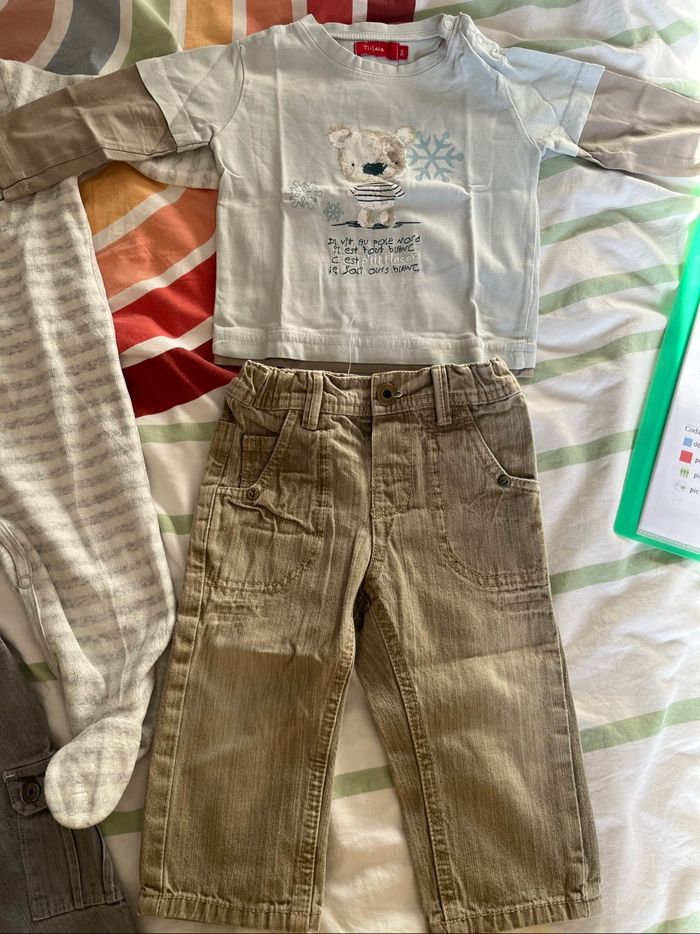 Lot garçon hiver 9mois Kiabi, kimbaloo, tex, tissaia, u - photo numéro 2