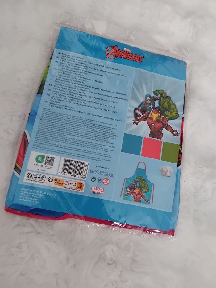 Tablier et toque Avengers, neuf - photo numéro 6