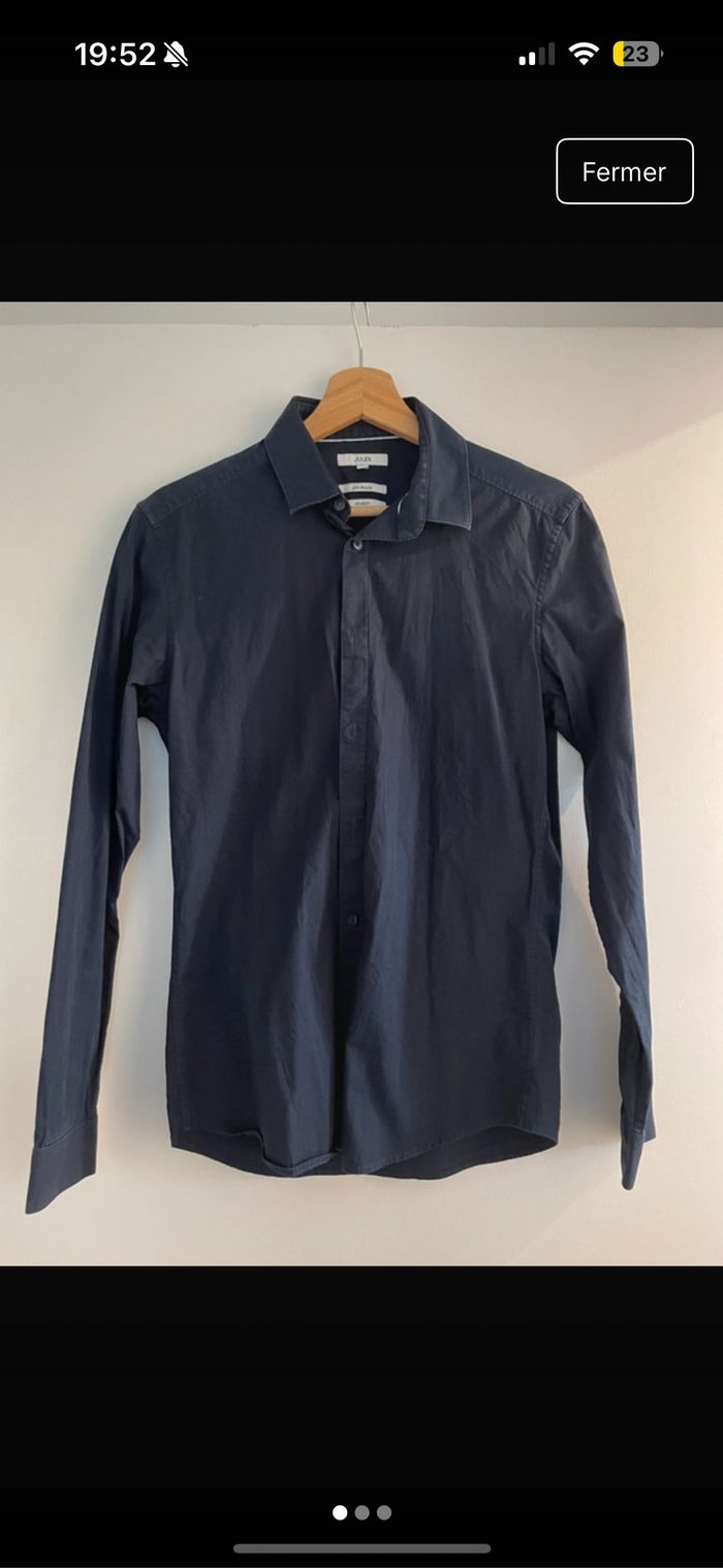 Chemise bleu marine