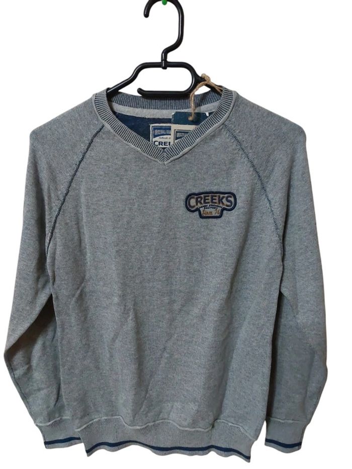 Pull garçon T.12 ans Neuf avec étiquette (creeks) - photo numéro 2