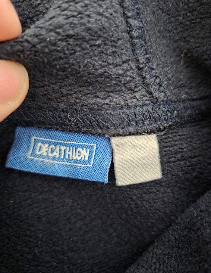 Sweat mixte marine - 8 ans - Decathlon - photo numéro 3