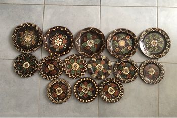 Assiettes en grès d’Alsace