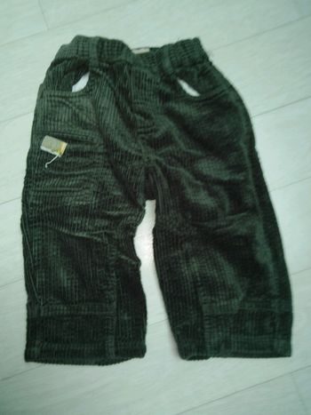 Pantalon 1 an en velours