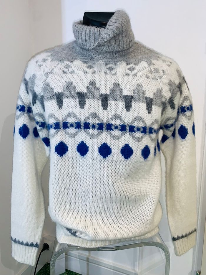 Pull col roulé alpaga et laine mérinos Privati Firenze