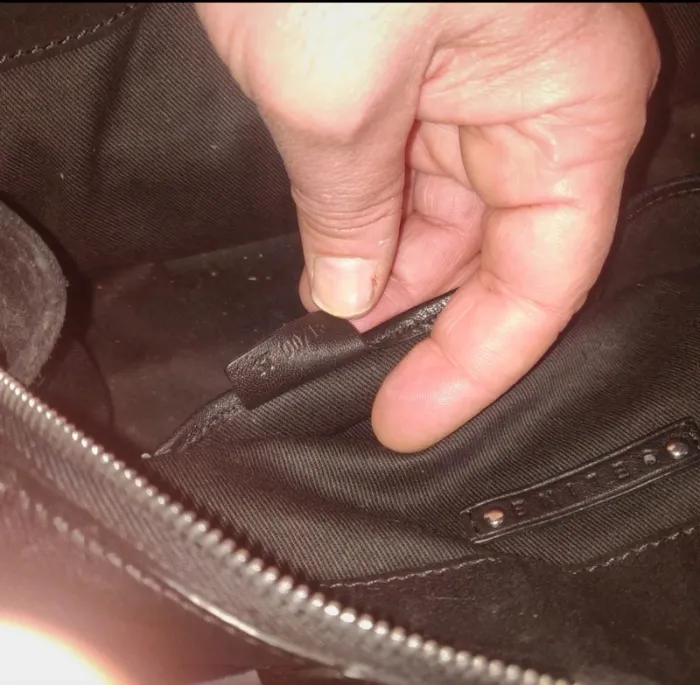 Sac Celine en cuir et velours - photo numéro 7