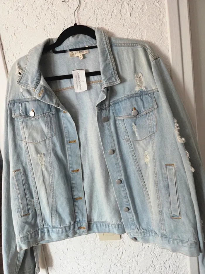 Veste en jean oversize