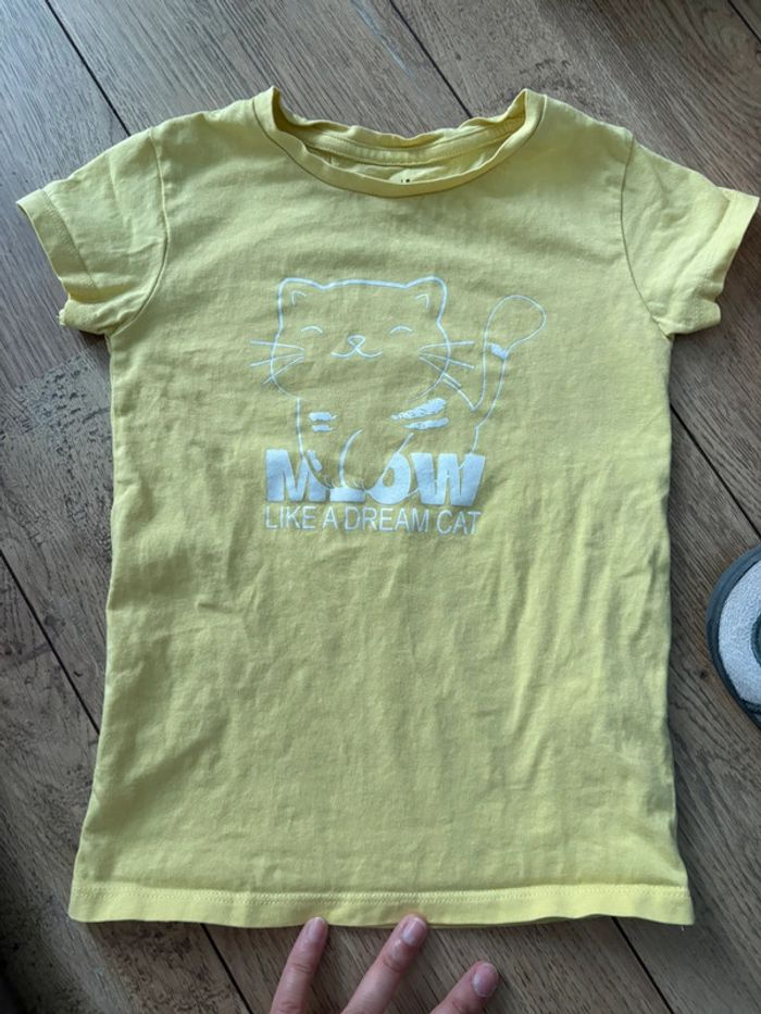 T-shirt chat 8 ans