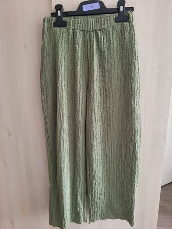 Pantalon fluide kaki Tex 7/8 ans
