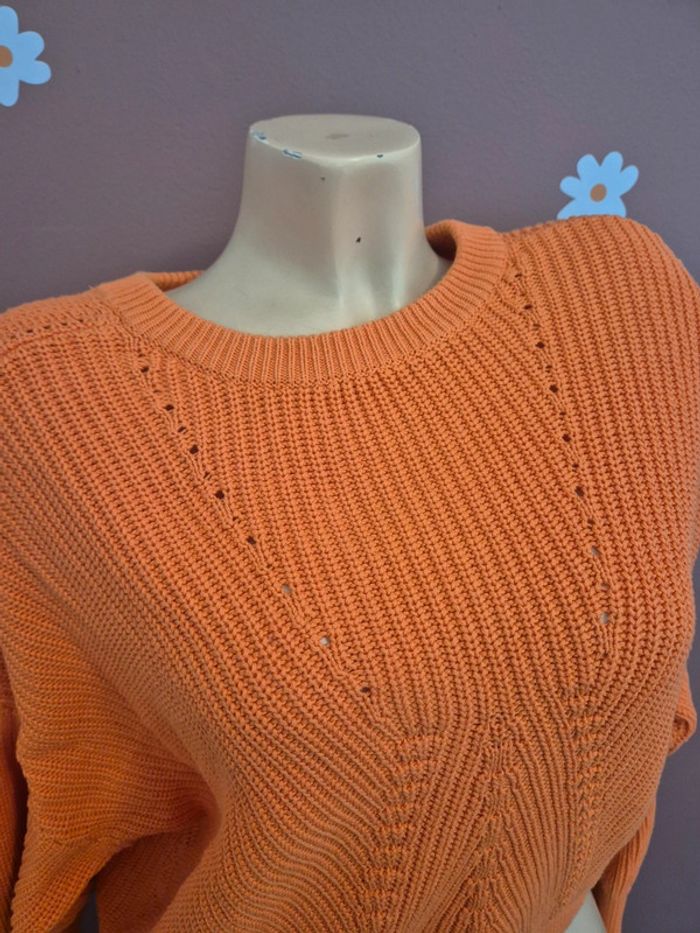 Pull orange Camaïeu L - photo numéro 4
