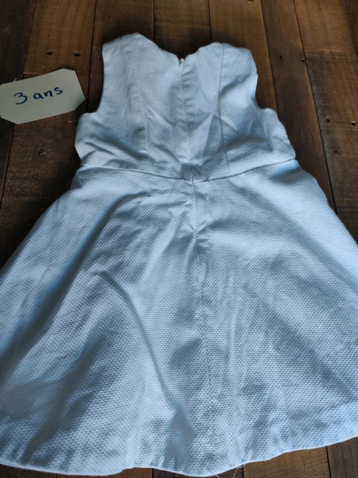 Robe blanche Jacadi 3 ans - photo numéro 3