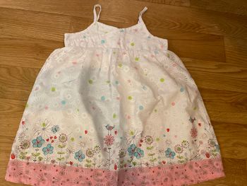 Robe à bretelles fille 12 mois