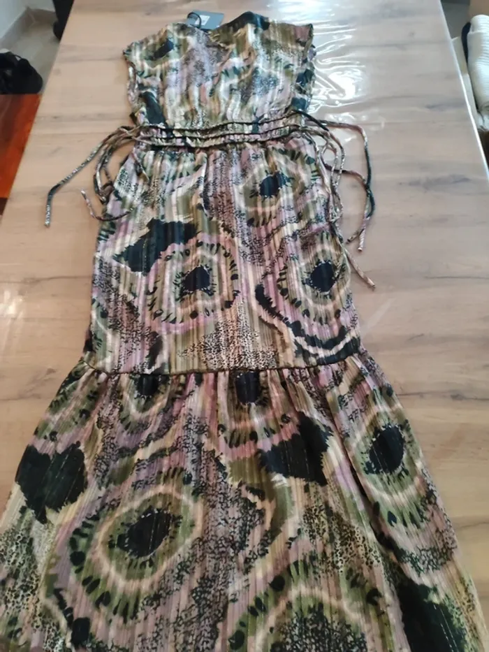 Robe longue Kaporal verte Taille S. Neuf avec étiquette, parfaite pour l'été ! - photo numéro 3