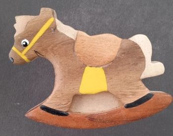 bouton de meuble forme poney
