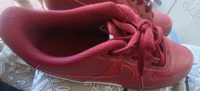 Baskets bordeaux Nike air force one - photo numéro 6