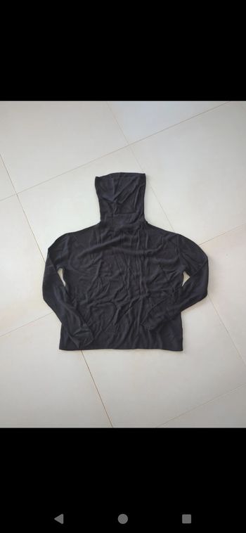 Pull noir col roulé Kiabi taille M
