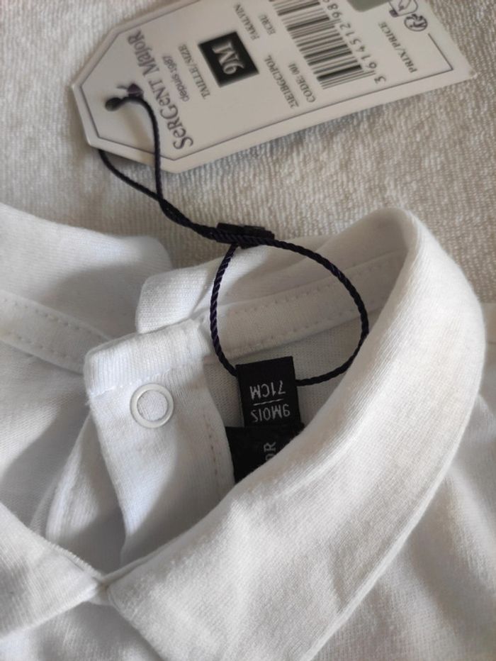 T-shirt manche courte 9 mois sergent major - photo numéro 4