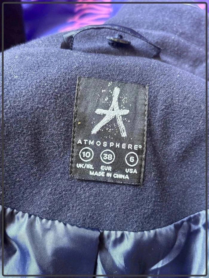 Manteau chaud taille 38 marque atmosphère - photo numéro 5
