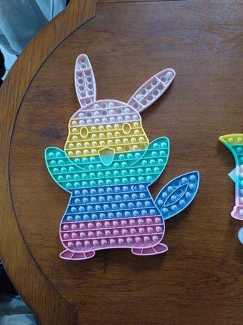 Push pop lapin géant