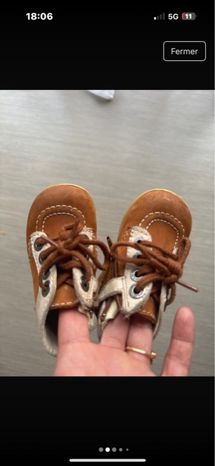 Kickers bébé garçon taille 19 - photo numéro 3