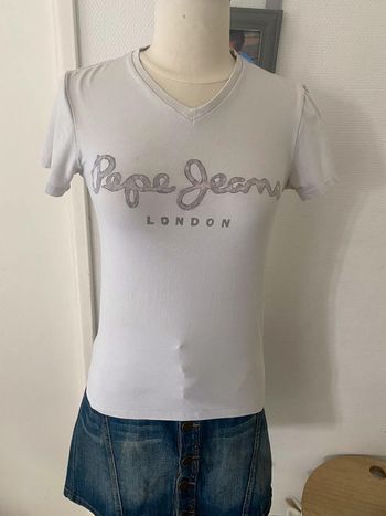 T-shirt Pepe Jean blanc Txs