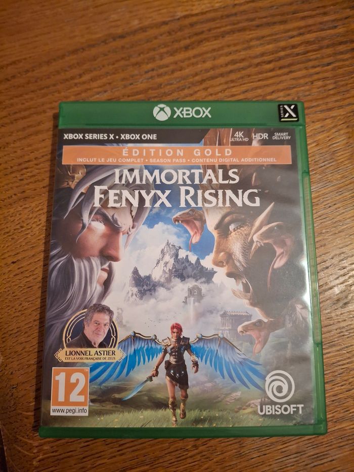 Jeu xbox one et serie x  immortals fenyx rising edition gold
