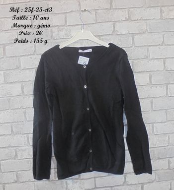 Gilet 10 ans Gémo (25f-25-ct3)