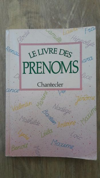 Le livre des prénoms