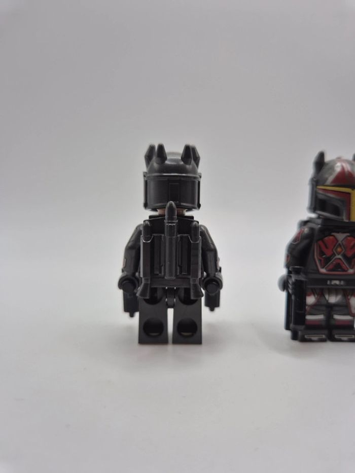 Figurines type lego 2 guerriers mandalorian star wars - photo numéro 4