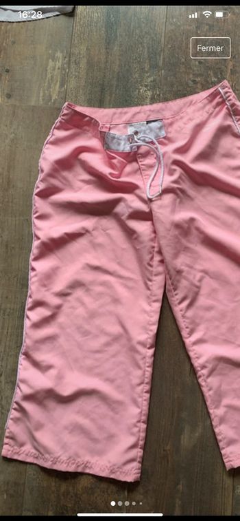 Pantacourt rose sport