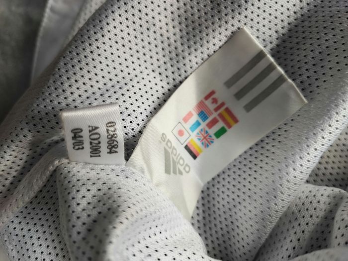 Veste de survêtement Adidas Mixte 40 blanc et bleu marine 2003 - photo numéro 7