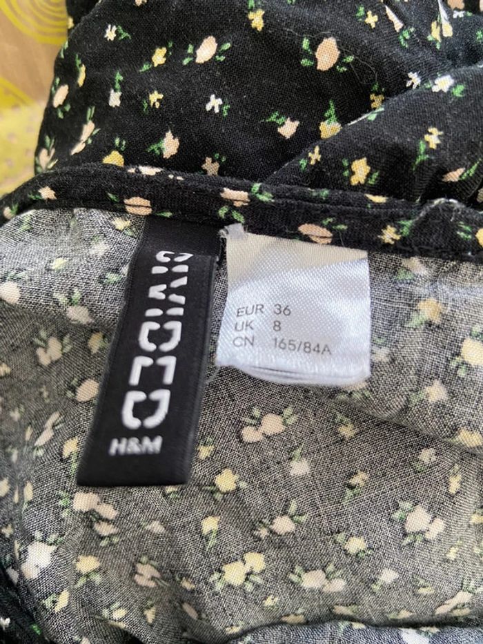 Combishort à fleurs  H&M Taille S - photo numéro 3