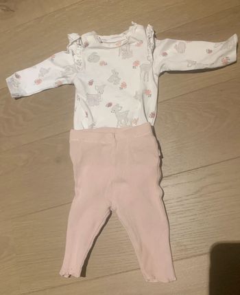 Ensemble bodie + legging 0/1 mois