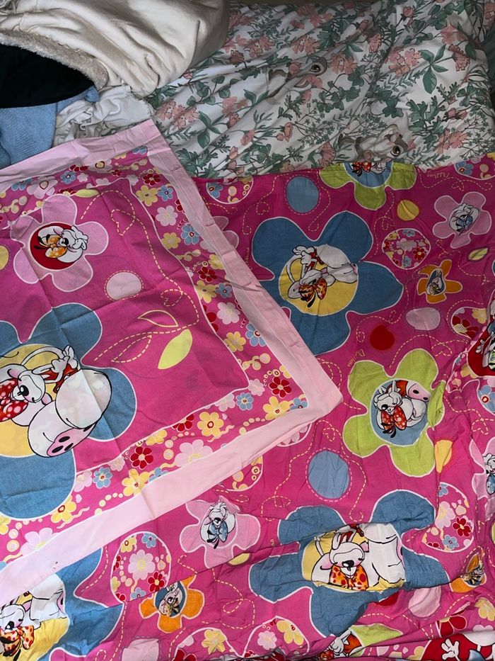 Lot drap housse + oreiller Diddl - photo numéro 2