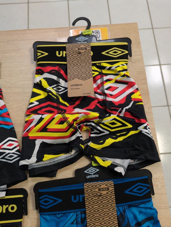 Lot de 5 boxers umbro taille 8/10 ans - photo numéro 6