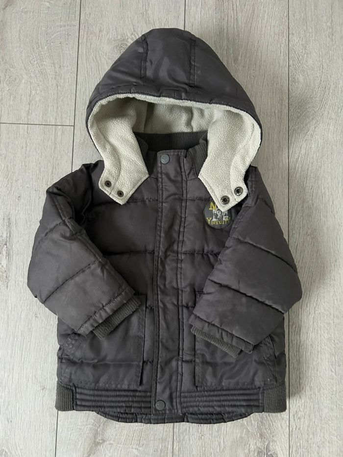 Manteau doudoune très chaude Kidkanaï 24 mois