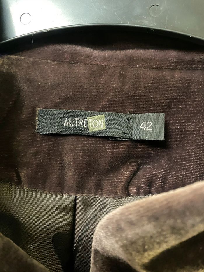 Magnifique ensemble veste et jupe neuf soyeux marron Autre Ton taille 40 - photo numéro 10