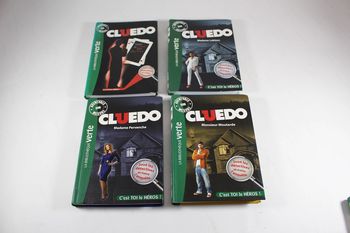 Bibilothèque Verte 4 livres Cluedo C'est toi le heros