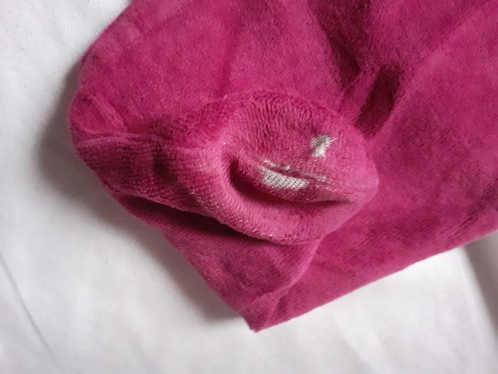 Babygros framboise motif petite fille - photo numéro 4