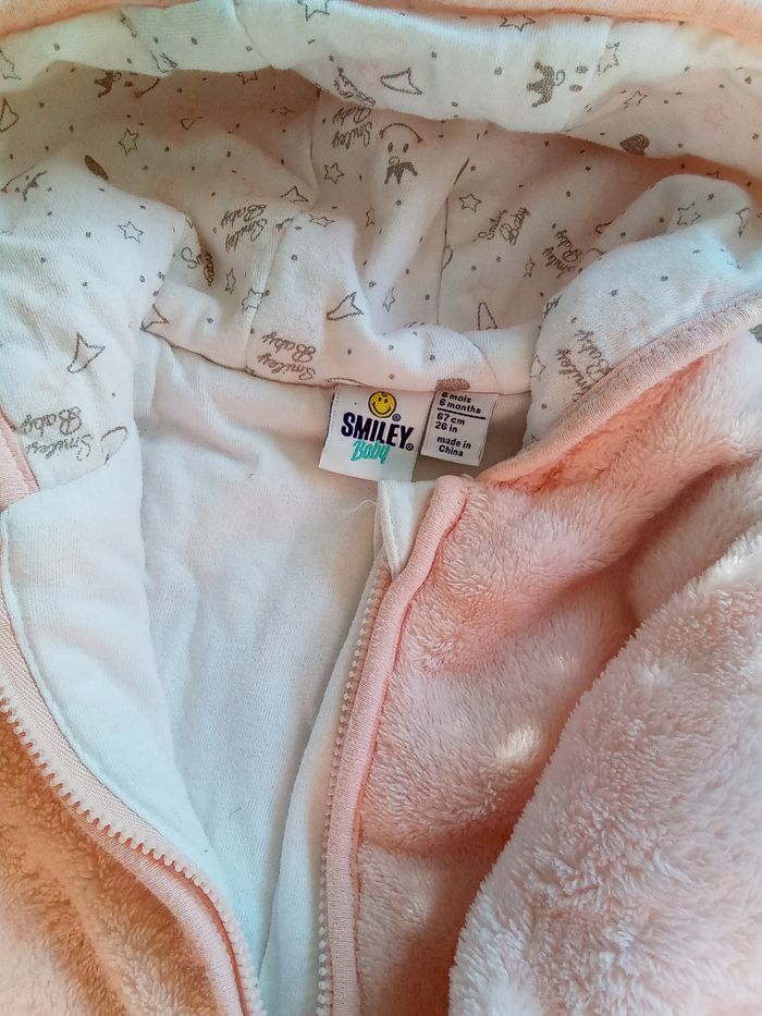 Combipilote avec capuche Smiley Baby 6 mois - photo numéro 5